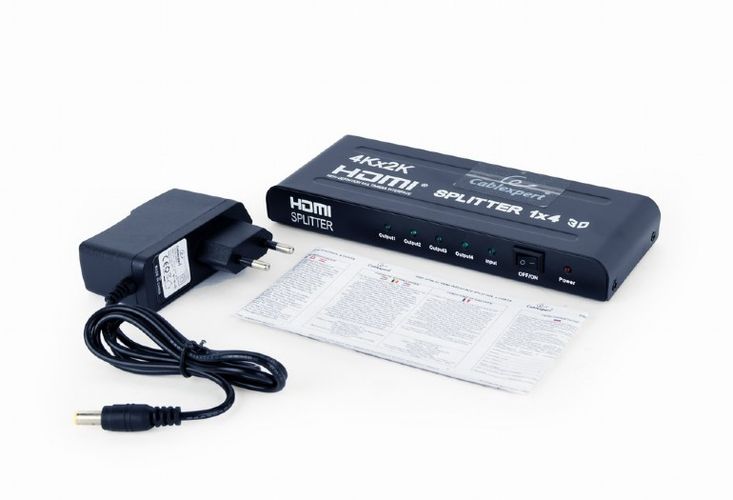 Разветвитель HDMI 4 порта DSP-4PH4-02, Черный, в Узбекистане