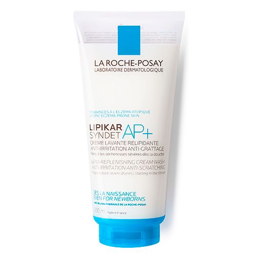 Yuz va tana uchun lipidlarni tiklovchi tozalovchi "La Roche-Posay Lipikar Syndet AP+" krem-geli, 200 ml