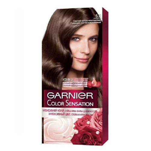 Краска для волос Garnier Color Sensation, №-5.0 Светло-каштановый