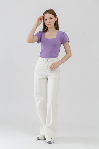 Ayollar kalta yengli jemperi Terra Pro SS23WES259, Violet, в Узбекистане