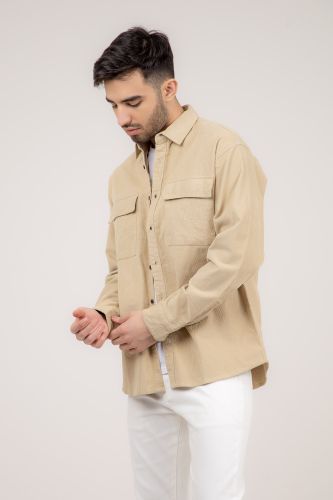 Рубашка длинный рукав Terra Pro AW21CA2N-19-10319, Beige, в Узбекистане