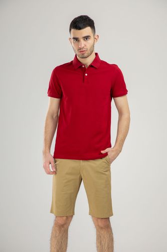 Kalta yengli polo Terra Pro SS21CA2N-17-13-9740, Dark Red