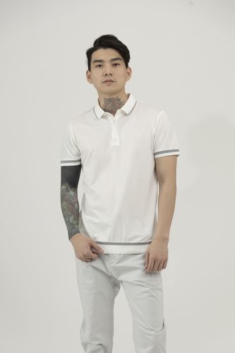 Kalta yengli polo Terra Pro SS23CA2N-17-12466, White