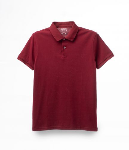 Kalta yengli polo Terra Pro AW20CA2N-17-13-9041, Dark Red