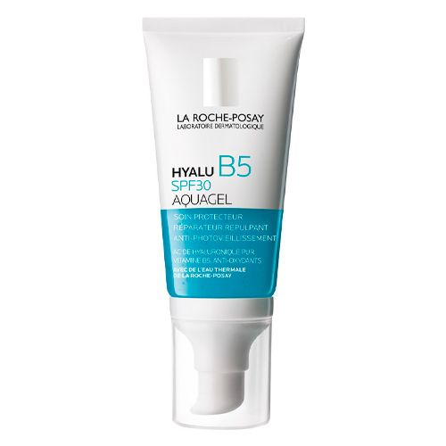 Yuzni tozalash uchun gel La Roche-Posay Hyalu B5 terini namlash va ohang uchun SPF30, 50 ml