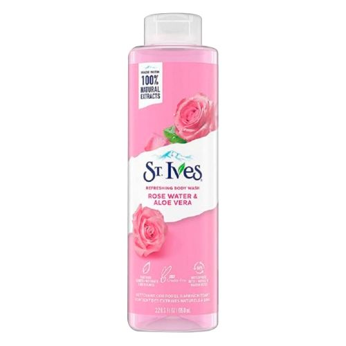 Гель для душа St. Ives Refreshing Body Wash Rose Water Aloe Vera, 650 мл