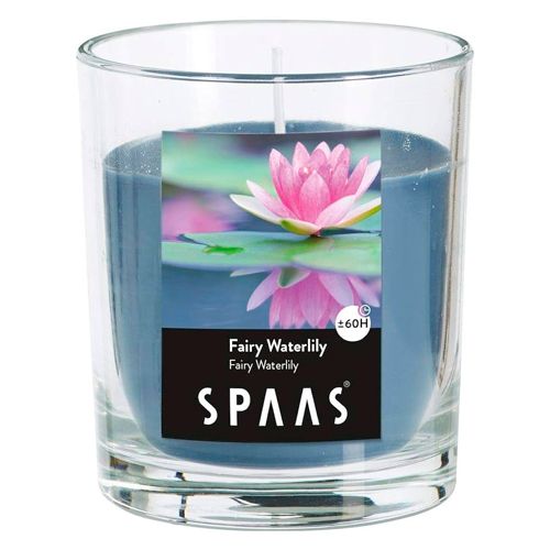 Свеча ароматическая SPAAS Glass Fairy waterlily