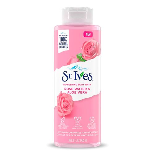 Гель для душа St. Ives Refreshing Body Wash Rose Water Aloe Vera, 473 мл