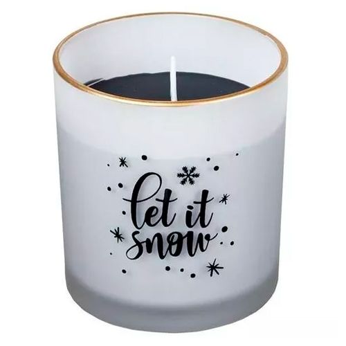 Свеча ароматическая SPAAS Glass Let it Snow Festive spice