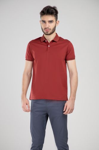 Kalta yengli polo Terra Pro SS21CA2N-17-10122, Dark Red