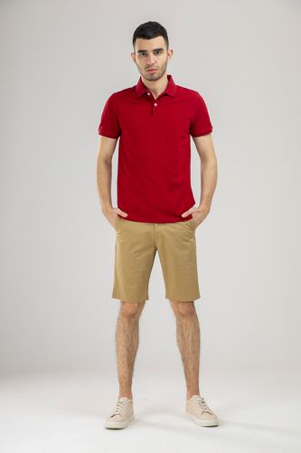 Kalta yengli polo Terra Pro SS21CA2N-17-13-9740, Dark Red