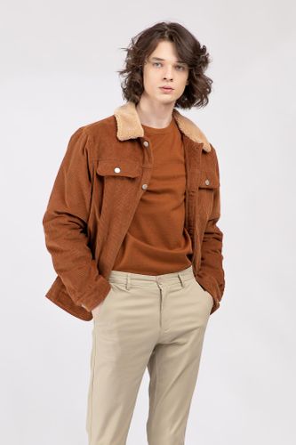 Kalta uzunlikdagi kurtka Terra Pro AW22CA1N-12-11807, Clay Brown