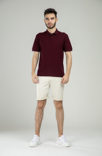 Kalta yengli polo Terra Pro SS21CA2N-17-10090, Dark Red, foto