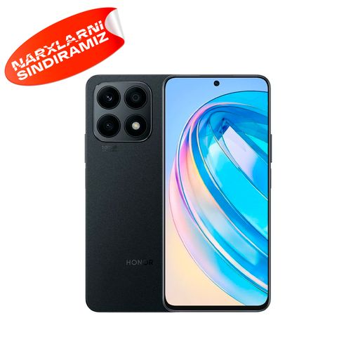 Honor X8A Global Смартфон Dual SIM (nano SIM) Ультракамера 100Мп Безрамочный дисплей 6,7’’ SUPER CHARGE 6/128 GB Midnight black 