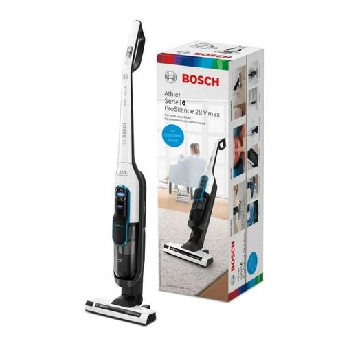 Вертикальный пылесос Bosch BCH86SIL1, Белый, купить недорого