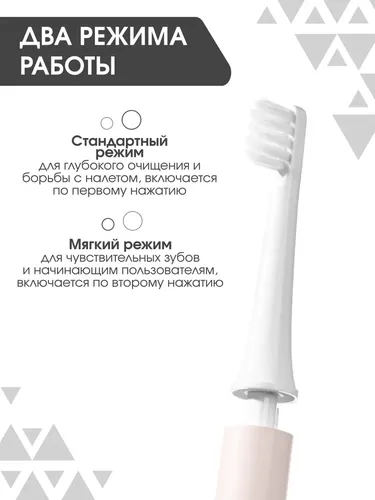 Электрическая зубная щетка Xiaomi Mijia T100, Розовый, купить недорого
