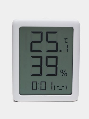 Термометр метеостанция Xiaomi MiaoMiaoce LCD датчик температуры и влажности, Белый, 14900000 UZS