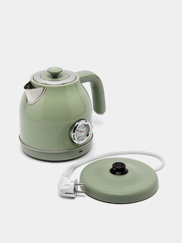 Электрический чайник Xiaomi Qcooker Retro Electric Kettle, Зеленый, фото № 4