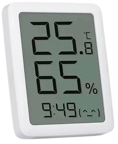 Термометр метеостанция Xiaomi MiaoMiaoce LCD датчик температуры и влажности, Белый