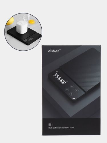 Elektron oshxona tarozilari Xiaomi ATuMan Duka ES1, Qora, купить недорого