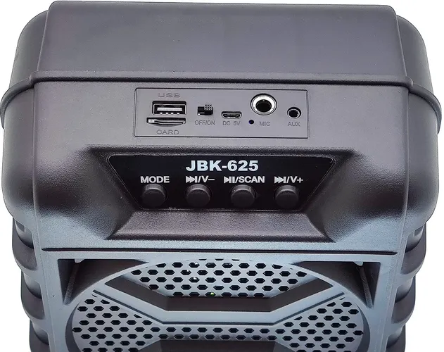 Portativ kolonka JBK-625, Qora-Ko'k