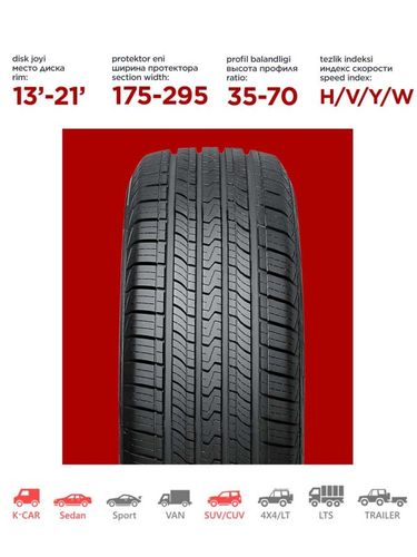 Avtomobil shinalari Nankang SP-9 235/55/R19, 4 dona