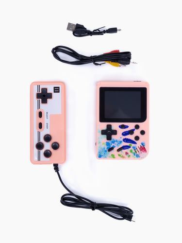 Портативная игровая приставка Game Box Plus, Розовый, купить недорого