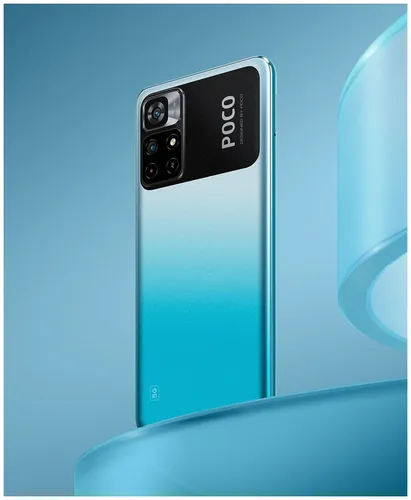 Смартфон Xiaomi Poco M4 Pro, Cool blue, 4/64 GB, фото