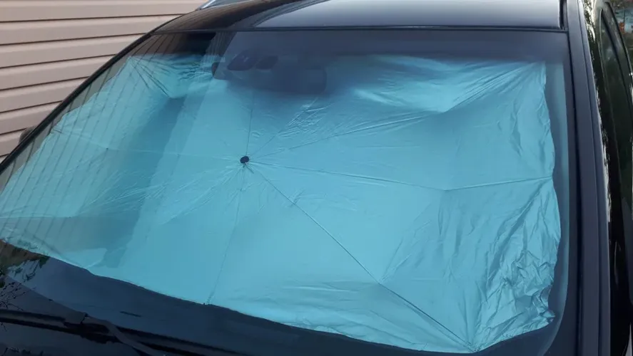 Складной автомобильный солнцезащитный зонт для салона, купить недорого