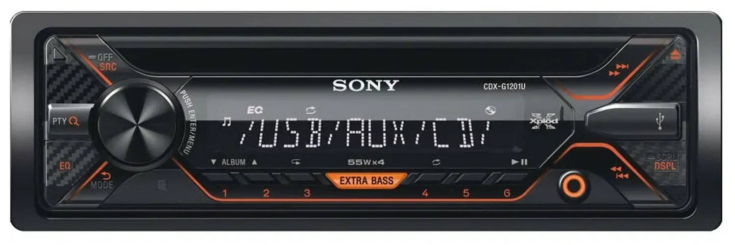 Автомогнитола Sony CDX-G1200U