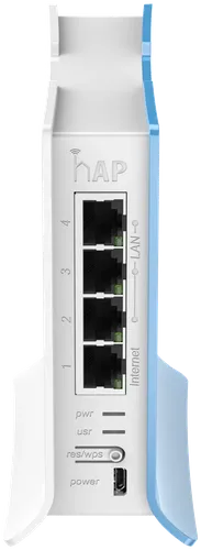 Wi-Fi router MikroTik hAP  lite TC artikul:RB941-2nD TC, Moviy, купить недорого