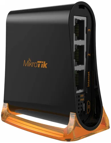 WiFi router Mikrotik RB931-2nD hAP, Qora, купить недорого