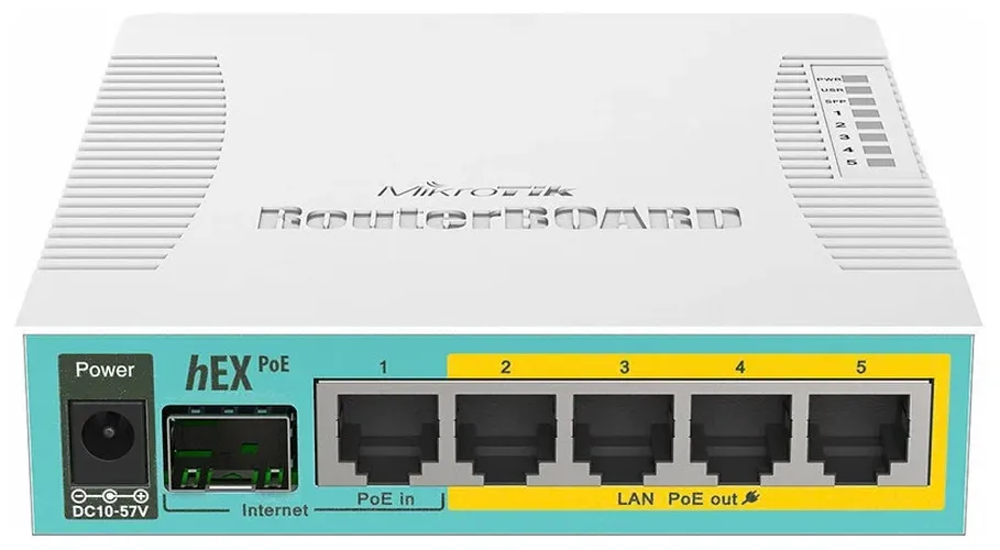 Маршрутизатор Mikrotik hEX PoE RB960PGS, купить недорого