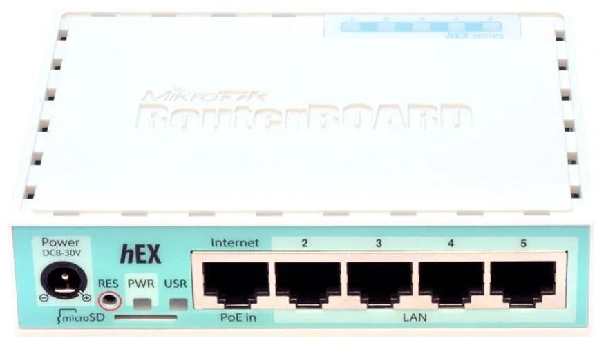 Marshrutizator Mikrotik hEX RB750Gr3, купить недорого