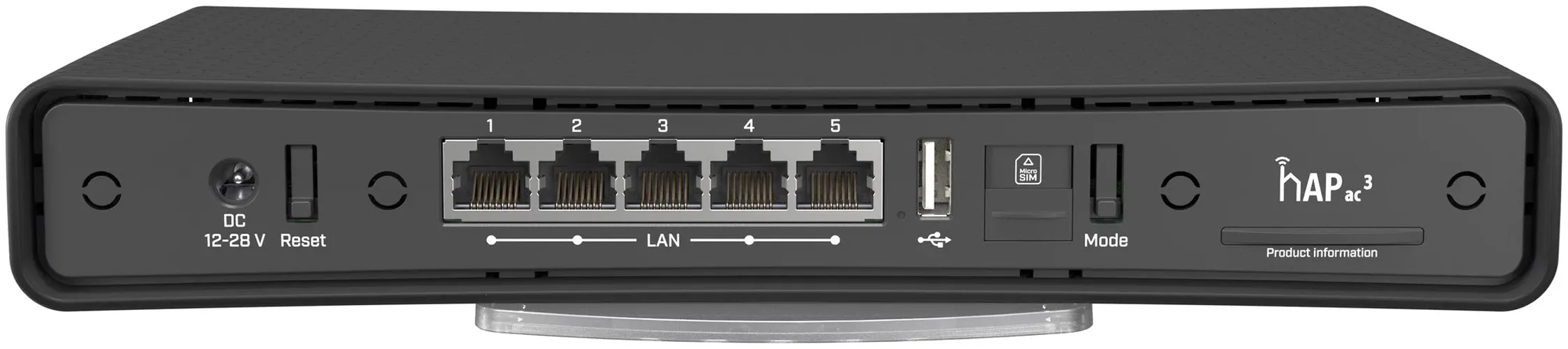 WiFi роутер hAP ac3 LTE6 kit RBD53GR-5HacD2HnD&&R11e-LTE6, Черный, в Узбекистане