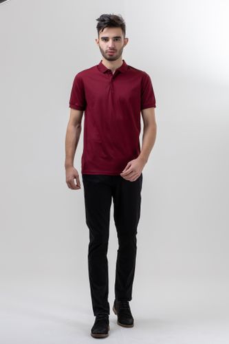 Kalta yengli polo Terra Pro AW20CA2N-17-13-8966, Dark Red