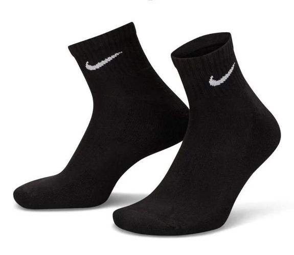 Мужские носки спортивные средние N005, Черный