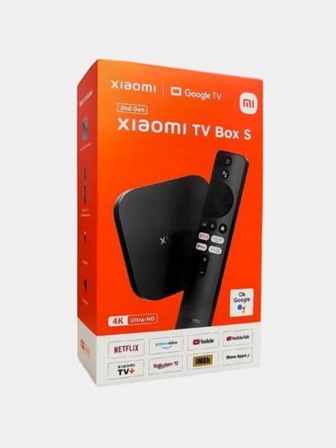 Pristavka Xiaomi Mi TV Box S 2nd Gen, qora, в Узбекистане