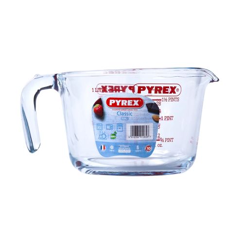 Жаропрочная мерная кружка Pyrex 264B0, 1 л