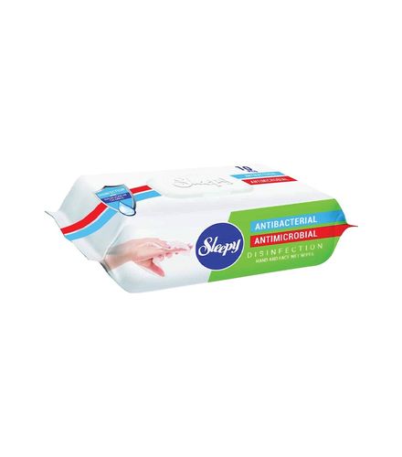 Влажные салфетки Sleepy "Antibacterial", 70 шт