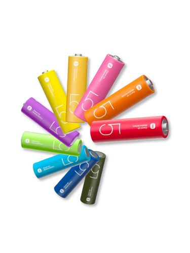 Умные батарейки Xiaomi Rainbow Batteries AA, 10 штук, купить недорого