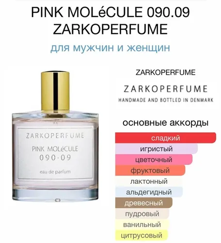 Парфюмерная вода Zarkoperfume Pink Molecule 090 09 Replica, 100 мл, купить недорого