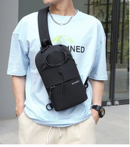Мужская сумка слинг в стиле хип хоп Skjundao S606, купить недорого