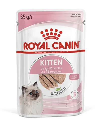 Влажный корм для котят Royal Canin kitten loaf, 85 гр