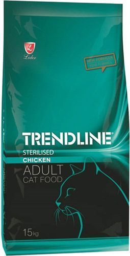 Сухой корм Trendline с курицей для стерилизованных кошек, 15 кг