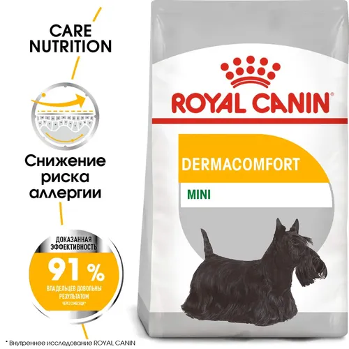 Itlar uchun quruq yem Royal Canin Mini Dermacomfort, 8 kg