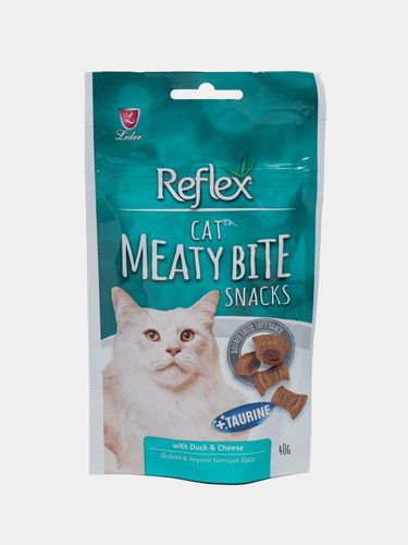 Mushuklar uchun yem Reflex Meaty Byte With Turkey and Liver, 40 g
