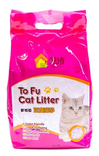 Наполнитель Petpet Tofu Cat Litter с ароматом лаванды, 2.5 кг