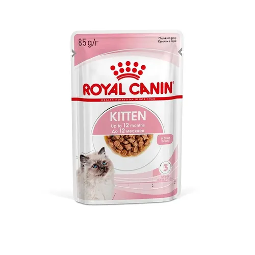 Nam yem Royal Canin Kitten cig, 1 dona, har biri 85 g