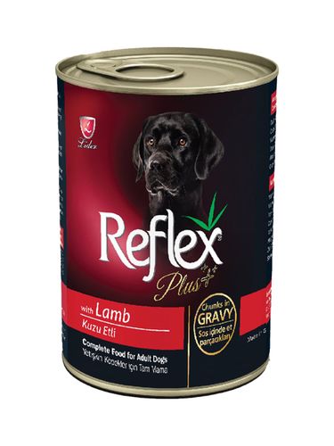 Консервированный корм для собак Reflex Lamb Chunks in Gravy, 400 г